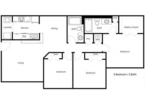 3 Bedroom Floor Plan